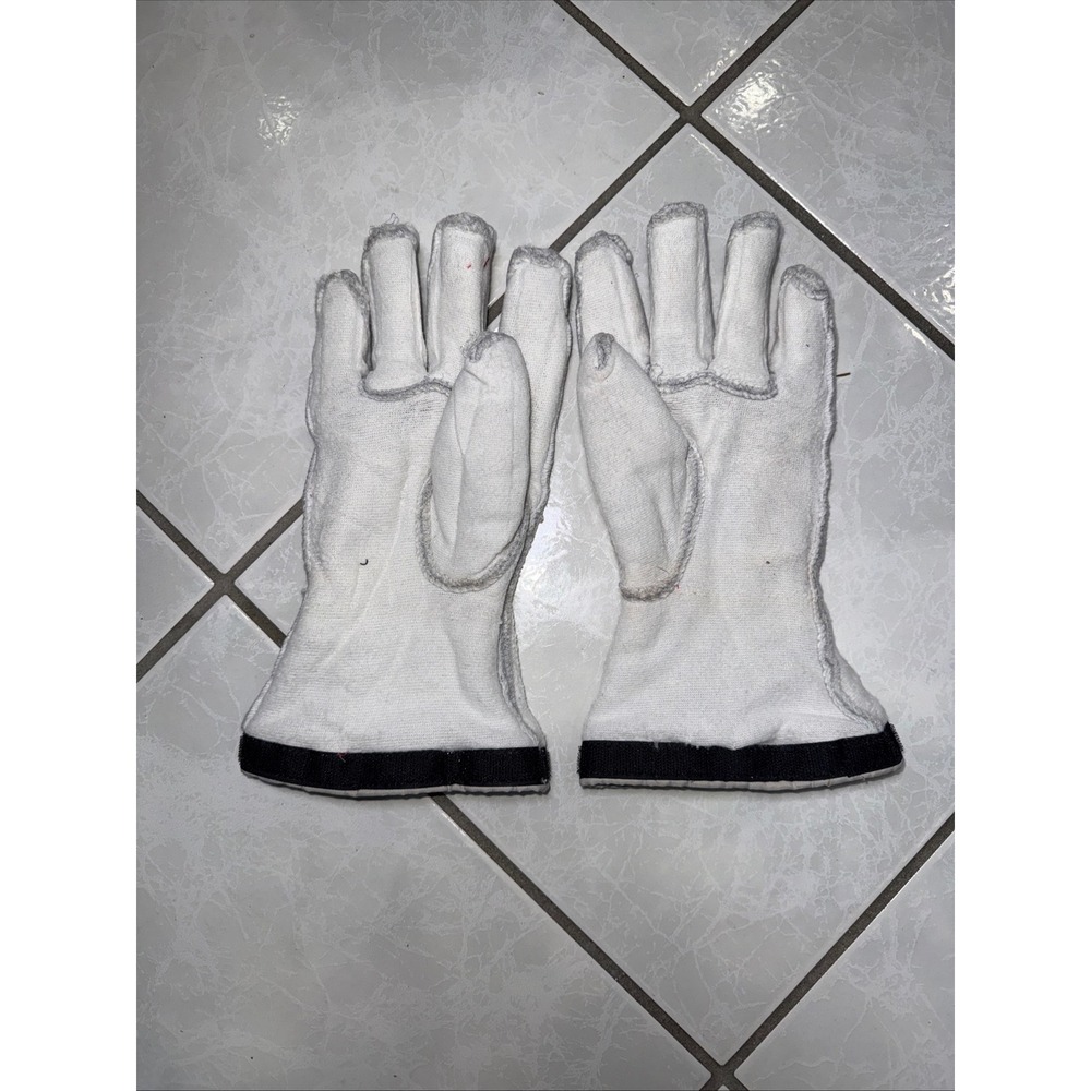 Hestra Army Leather Heli Ski Gloves Unisex Size 8 Red White Winter Snow Gorpcore - Picture 15 of 16